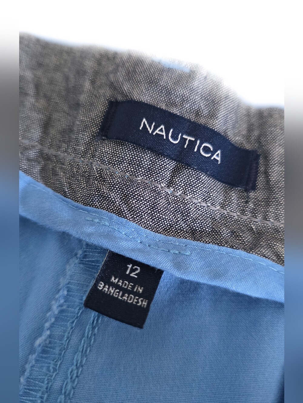 Nautica Blue Shorts Size 12 - Picture 3 of 11